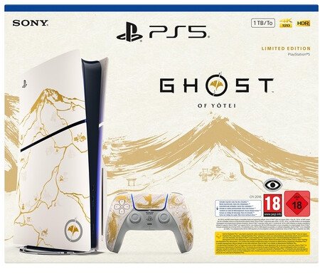 GH5 PlayStation®5 Slim – Ghost of Yōtei™ Gold Limited Edition – Image 1